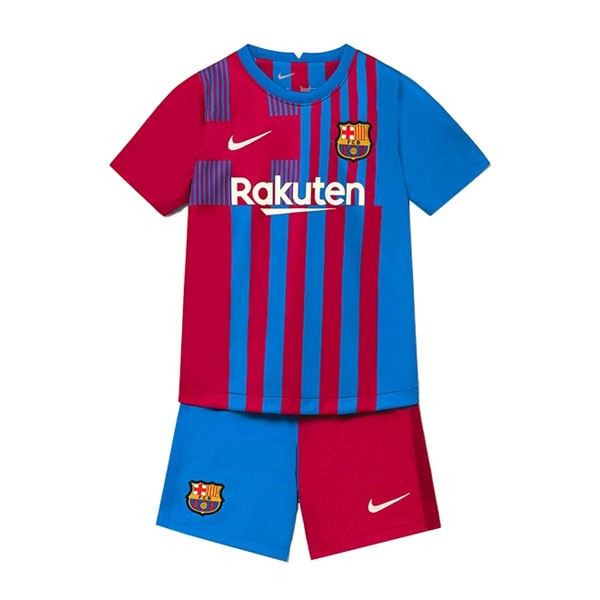 Camiseta Barcelona Replica Primera Ropa Niños 2021/22